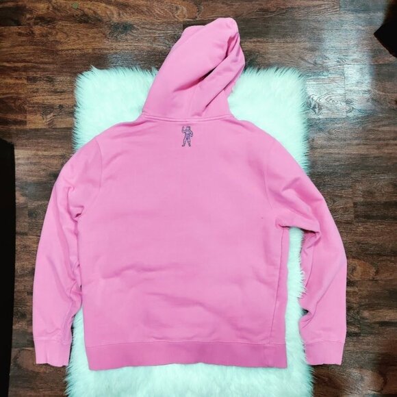 Billionaire Boys Club Pink Cotton Blend Hoodie Pullover Sweatshirt Men's XL - Picture 3 of 11